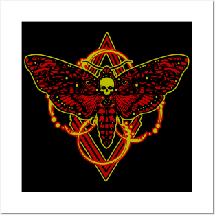 Death Head Hawk-Moth Posters and Art